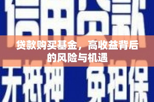 滨城贷款购买基金，高收益背后的风险与机遇