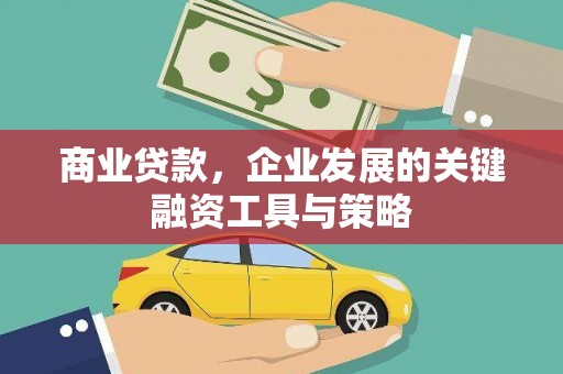滨城商业贷款，企业发展的关键融资工具与策略