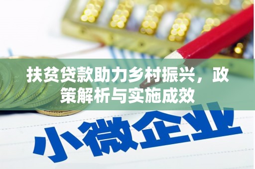 滨城扶贫贷款助力乡村振兴，政策解析与实施成效