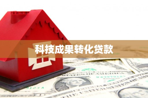 滨城科技成果转化贷款