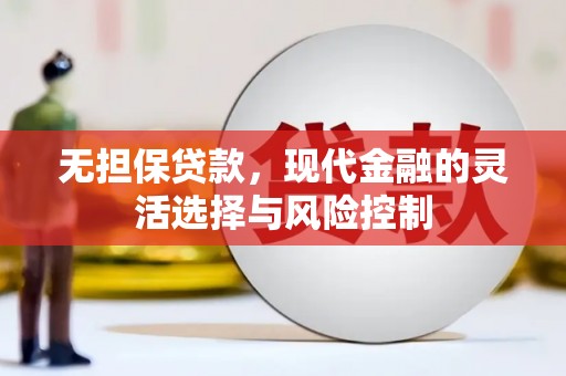 滨城无担保贷款，现代金融的灵活选择与风险控制