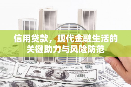 滨城信用贷款，现代金融生活的关键助力与风险防范