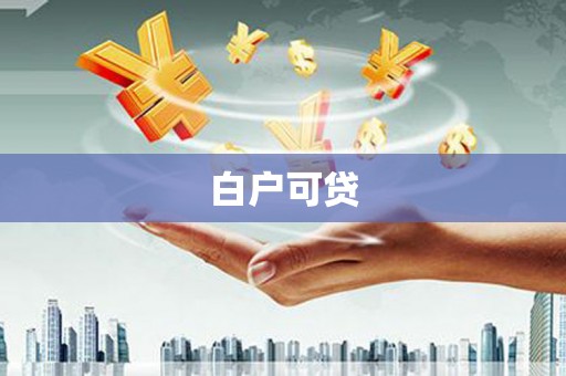 滨城白户可贷