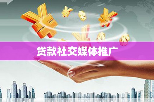 滨城贷款社交媒体推广