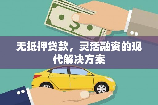 滨城无抵押贷款，灵活融资的现代解决方案
