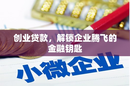 滨城创业贷款，解锁企业腾飞的金融钥匙